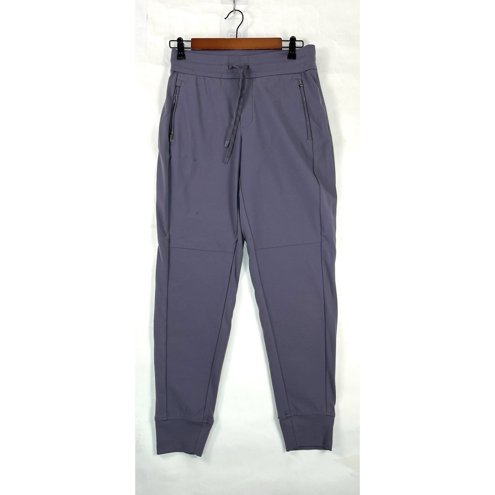 Athleta Headlands‎ Hybrid Trek Jogger Pant Dusk Violet Sz 4 Zip Pockets READ